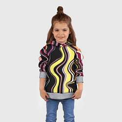 Толстовка-худи детская Дисгармония, цвет: 3D-меланж — фото 2