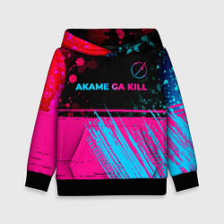 Детская толстовка Akame ga Kill - neon gradient: символ сверху