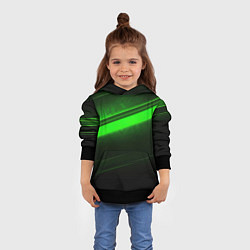 Толстовка-худи детская Green line, цвет: 3D-черный — фото 2
