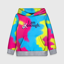 Толстовка-худи детская I Am Kenough Tie-Dye, цвет: 3D-меланж