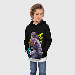 Толстовка-худи детская Это Джоджо, цвет: 3D-белый — фото 2