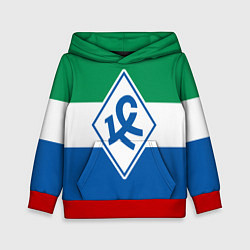 Толстовка-худи детская Крылья Советов - футбольный клуб, цвет: 3D-красный