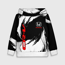 Детская толстовка Honda - белые краски