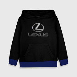 Толстовка-худи детская Lexus brend sport, цвет: 3D-синий