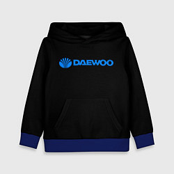 Толстовка-худи детская Daewoo sport korea, цвет: 3D-синий