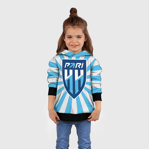 Детская толстовка Пари Нижний Новгород ФК / 3D-Черный – фото 4