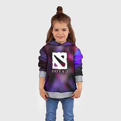 Толстовка-худи детская Dota 2 valve, цвет: 3D-меланж — фото 2