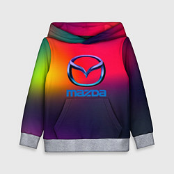 Толстовка-худи детская Mazda gradient, цвет: 3D-меланж