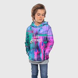 Толстовка-худи детская Meme from the movie Barbie, цвет: 3D-меланж — фото 2