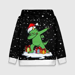 Толстовка-худи детская Dragon dab, цвет: 3D-белый