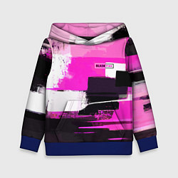 Толстовка-худи детская Black pink - girl-group - South Korea, цвет: 3D-синий