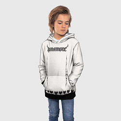 Толстовка-худи детская Lunamore white, цвет: 3D-черный — фото 2