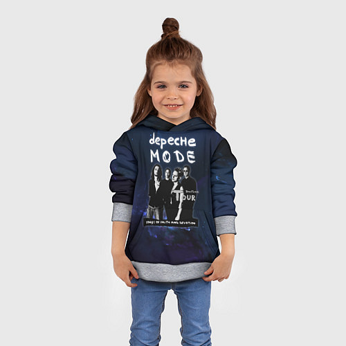 Детская толстовка Depeche Mode - Devotional тур / 3D-Меланж – фото 4