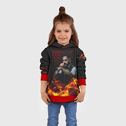 Толстовка-худи детская Dero Goi Oomph, цвет: 3D-красный — фото 2