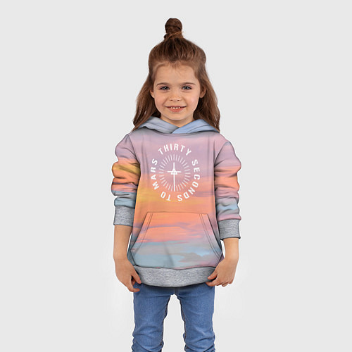 Детская толстовка 30 SMT Seasons / 3D-Меланж – фото 4
