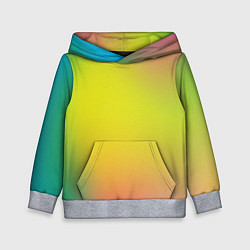 Детская толстовка Желтый и зеленый градиент