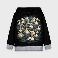 Детская толстовка Утки в пруду