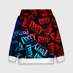 Толстовка-худи детская Хагги ваги неон градиент, цвет: 3D-белый