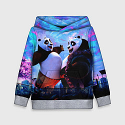 Толстовка-худи детская Кунг-фу Панда Friend, цвет: 3D-меланж