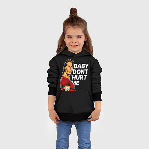 Детская толстовка Baby dont hurt me - Mike OHearn / 3D-Черный – фото 4