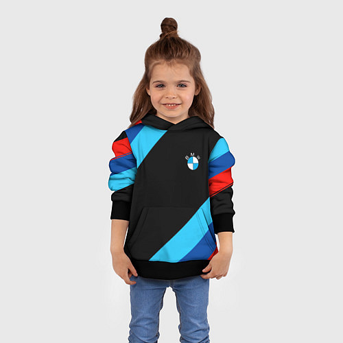 Детская толстовка BMW line / 3D-Черный – фото 4