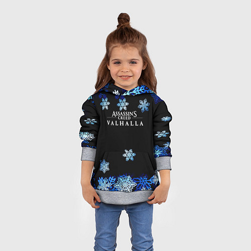 Детская толстовка Assasins creed winter is coming / 3D-Меланж – фото 4