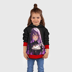 Толстовка-худи детская Sou sou no Frieren, цвет: 3D-красный — фото 2