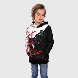 Толстовка-худи детская Tokyo Dragon, цвет: 3D-черный — фото 2