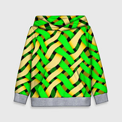 Детская толстовка Кислотная объёмная плетёнка