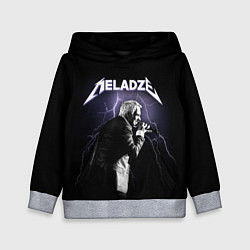 Толстовка-худи детская Meladze - Metallica, цвет: 3D-меланж
