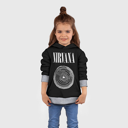 Детская толстовка Nirvana Inferno / 3D-Меланж – фото 4