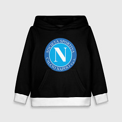 Толстовка-худи детская Napoli fc, цвет: 3D-белый