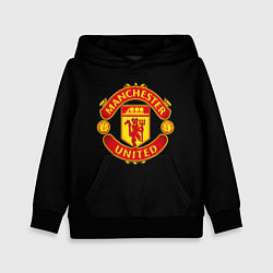 Толстовка-худи детская Manchester United fc club, цвет: 3D-черный