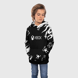 Толстовка-худи детская Ъуъ съука xbox mem, цвет: 3D-черный — фото 2