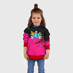 Толстовка-худи детская Fall Guys kids color, цвет: 3D-красный — фото 2