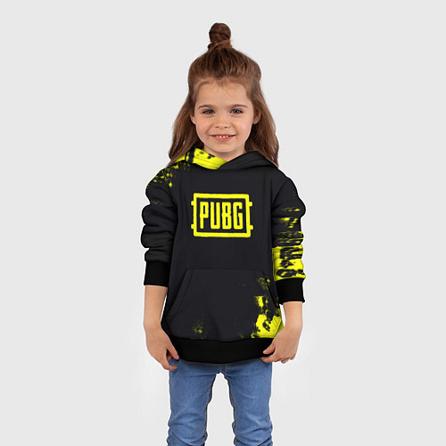 Детская толстовка Pubg краски абстракция / 3D-Черный – фото 4