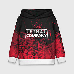 Толстовка-худи детская Lethal Company: Red Trail, цвет: 3D-белый