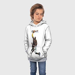 Толстовка-худи детская Goat 23 - LeBron James, цвет: 3D-меланж — фото 2
