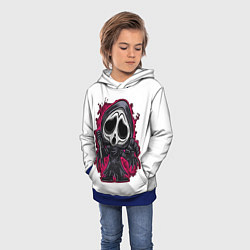 Толстовка-худи детская Scream мульт, цвет: 3D-синий — фото 2