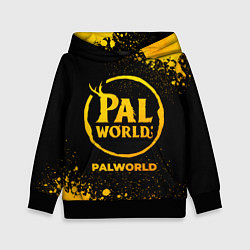 Толстовка-худи детская Palworld - gold gradient, цвет: 3D-черный