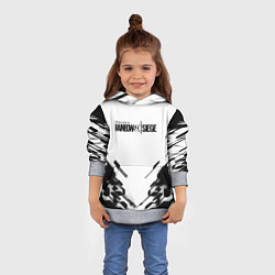 Толстовка-худи детская Tom Clancys stripes game, цвет: 3D-меланж — фото 2