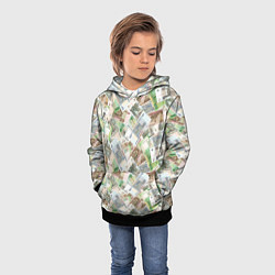 Толстовка-худи детская Российские денежные купюры, цвет: 3D-черный — фото 2