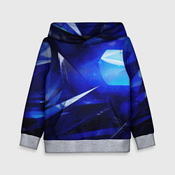 Детская толстовка Black and blue abstract background sport style