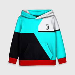 Толстовка-худи детская Juventus sport geometry fc, цвет: 3D-красный