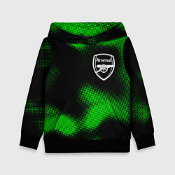 Толстовка-худи детская Arsenal sport halftone, цвет: 3D-черный