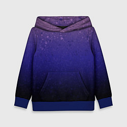 Детская толстовка Розово-сине-чёрный градиент абстрактный