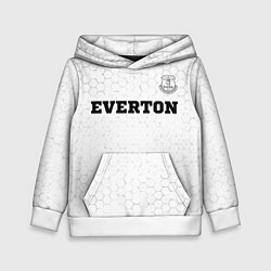 Детская толстовка Everton sport на светлом фоне посередине