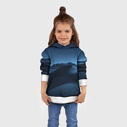 Толстовка-худи детская Дюна - звездное небо, цвет: 3D-белый — фото 2