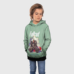 Толстовка-худи детская Максимус - Фаллаут, цвет: 3D-черный — фото 2
