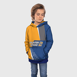 Толстовка-худи детская Total Counter-Strike 2, цвет: 3D-синий — фото 2